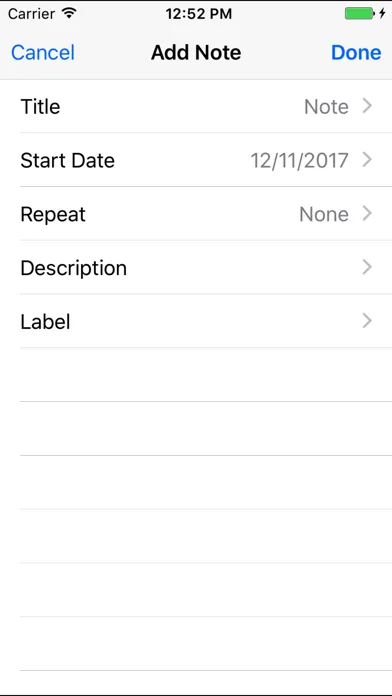 Emergency Calendar (eCal) Screenshots