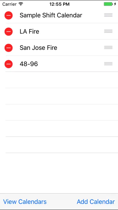 Emergency Calendar (eCal) Screenshots