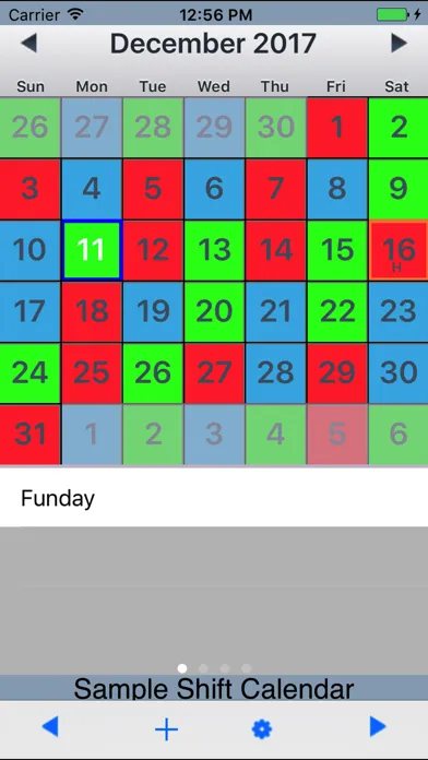 Emergency Calendar (eCal) Screenshots