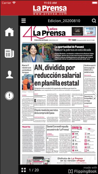 Zrzuty ekranu La Prensa para iPad