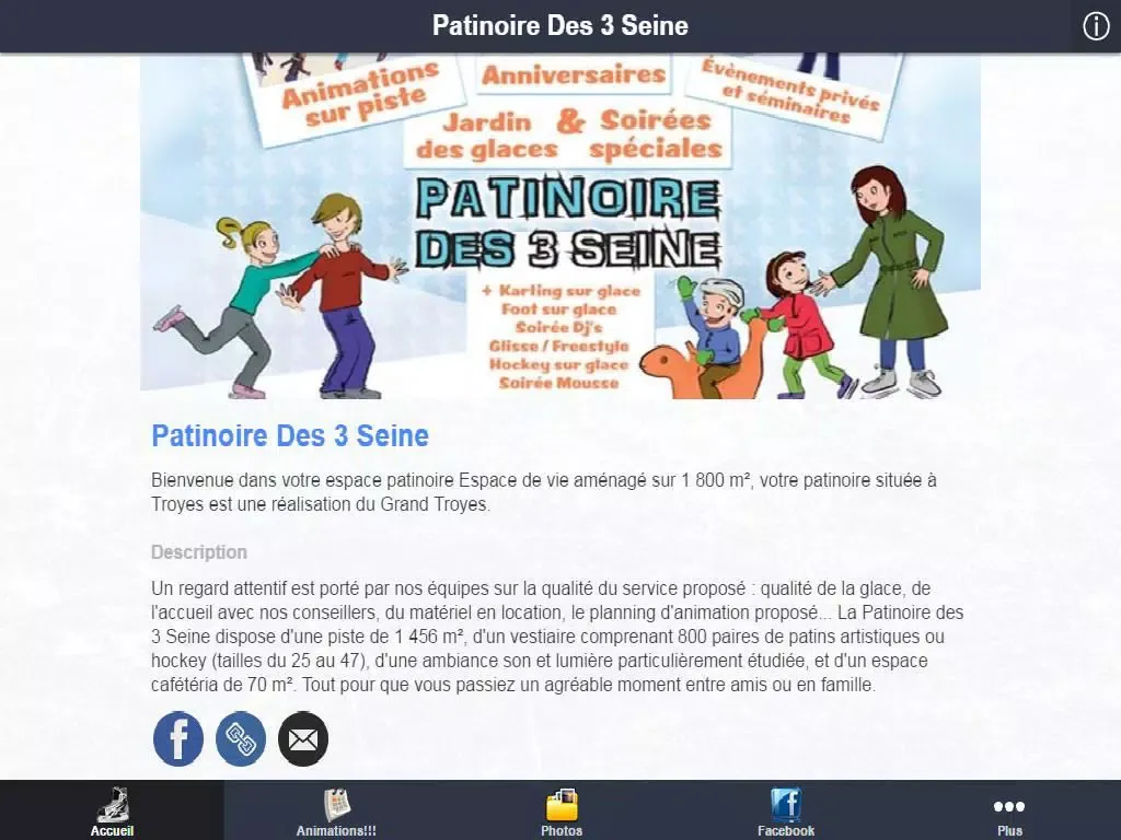 Captures d'écran de Patinoire Des 3 Seine iPad 