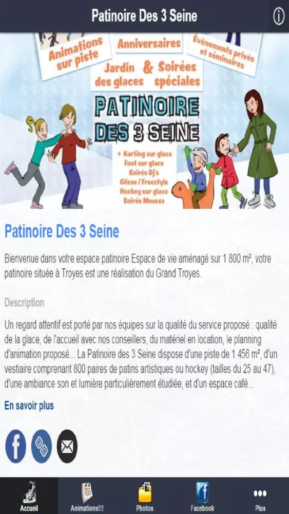 Captures d'écran de Patinoire Des 3 Seine