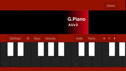 Capturas de tela do Grand Piano AUv3