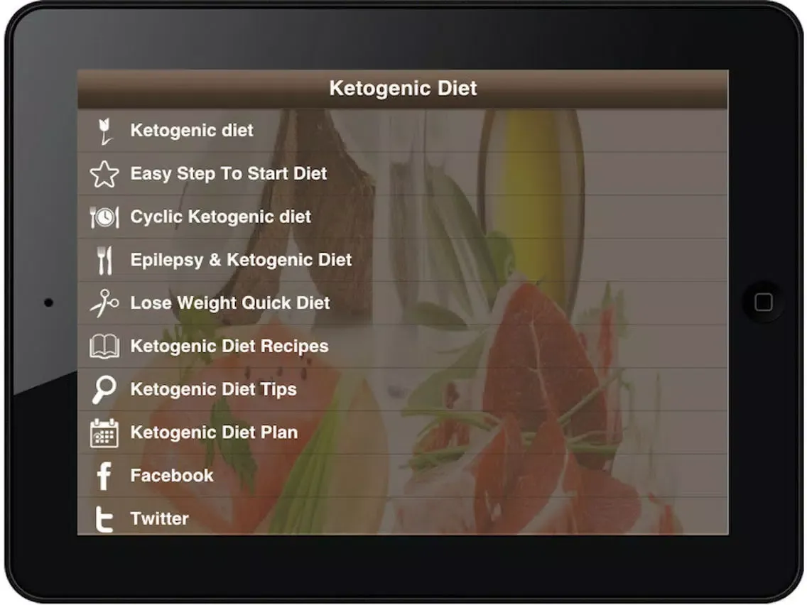 Ketogenic Diet: LCHF Keto Diet and Low Carb Diet iPad Screenshots