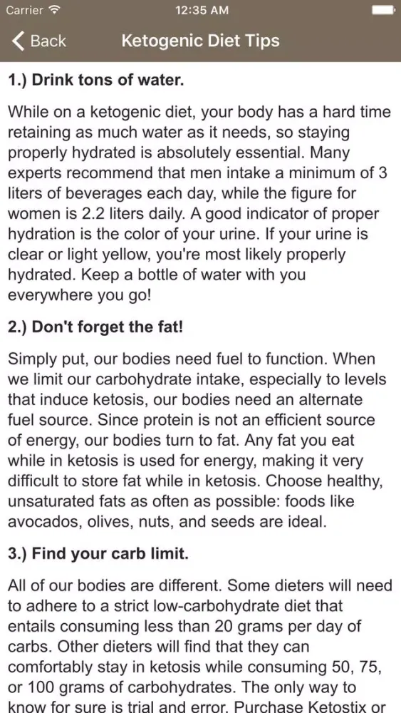 Ketogenic Diet: LCHF Keto Diet and Low Carb Diet Screenshots