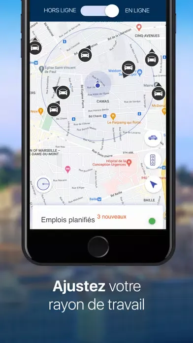 Zrzuty ekranu Conducteur app: PACA