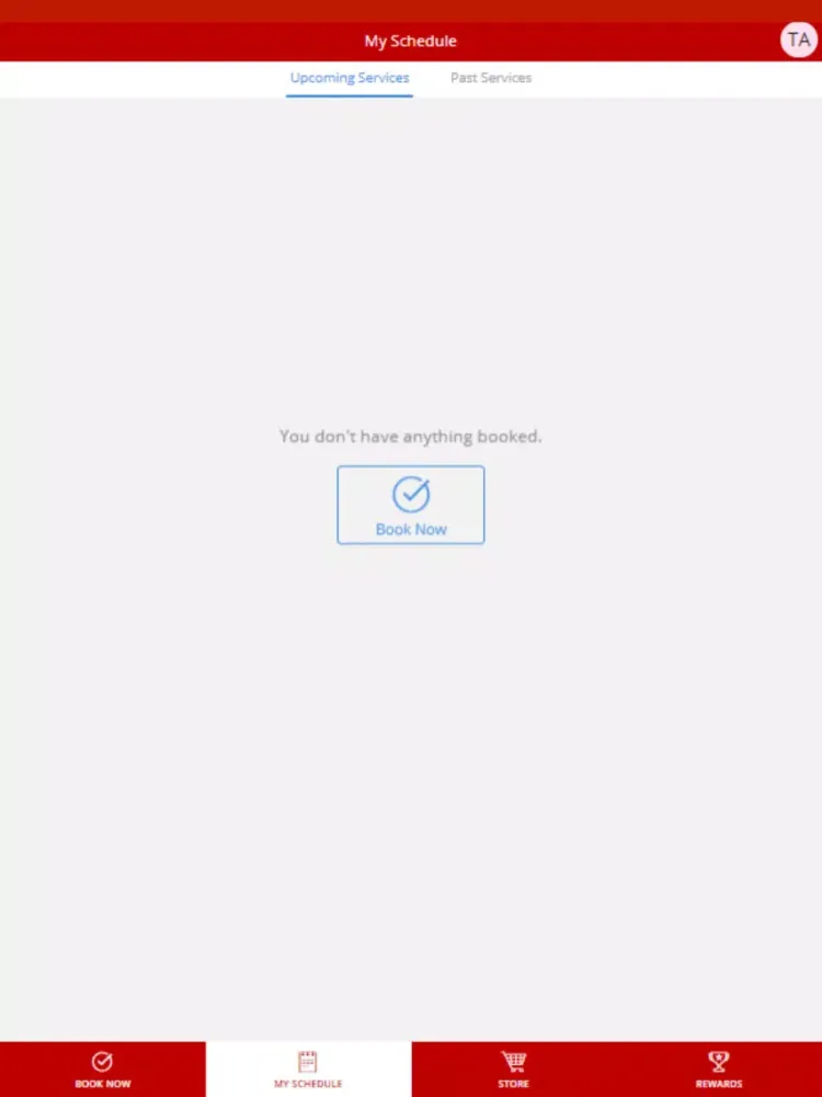 Ảnh chụp màn hình của PACE Training Centre iPad 