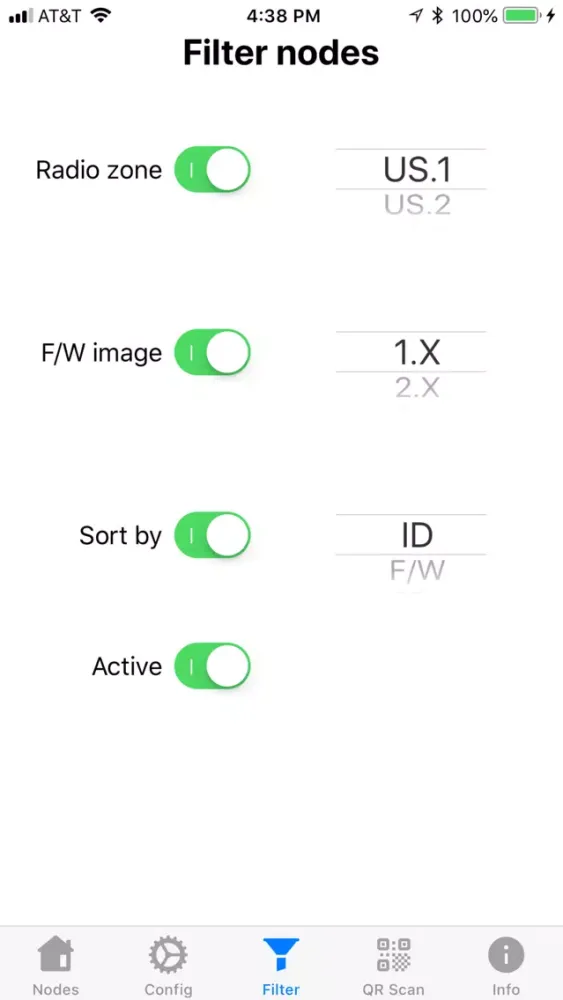 Mobile Node Manager Ekran Görüntüleri