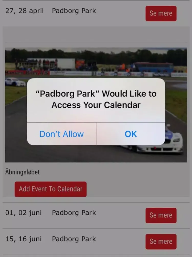 ภาพหน้าจอของ Padborg Park iPad 