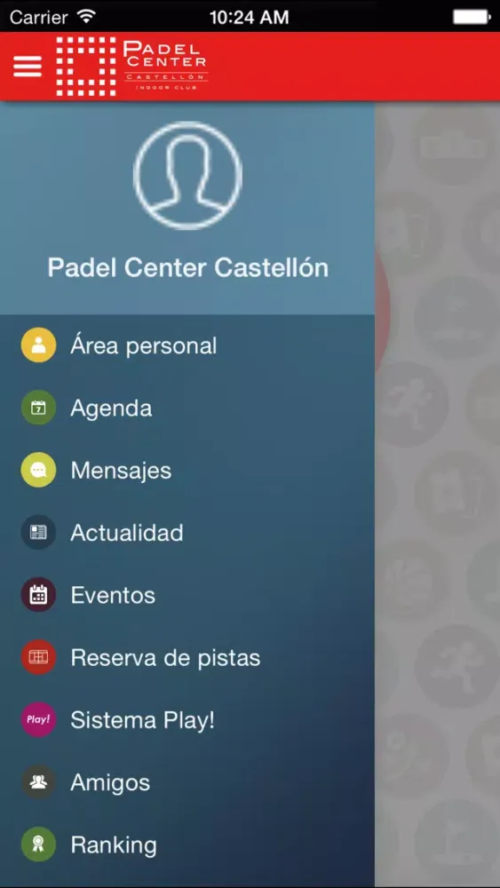 Screenshot di Padel Center Castellon.