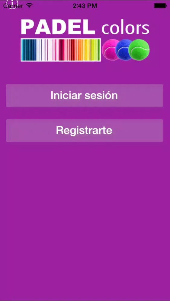 Screenshot di Padel Colors