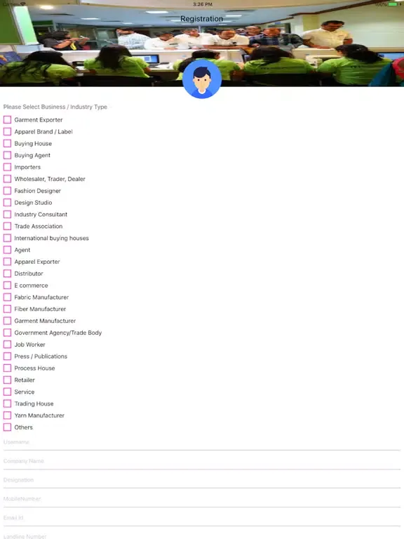 Screenshot di Textile Fairs India iPad 