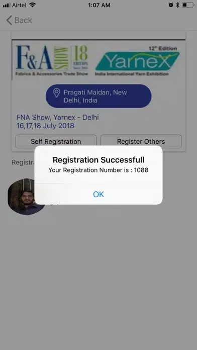 Screenshot di Textile Fairs India