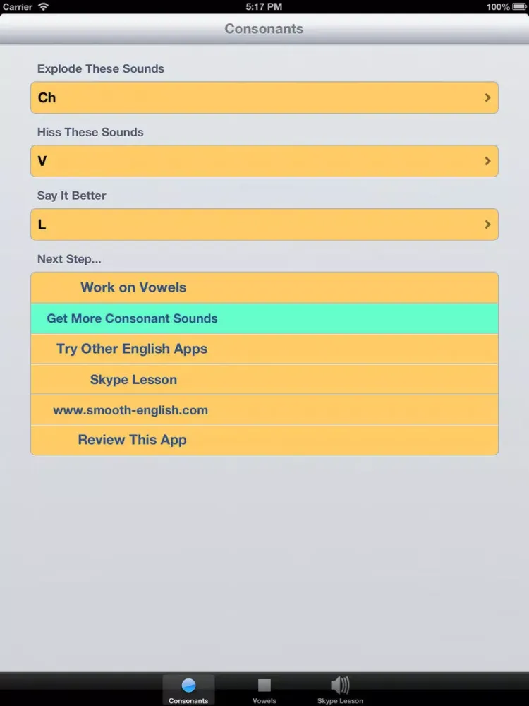 American English: Vietnamese iPad  سکرین شاٹس