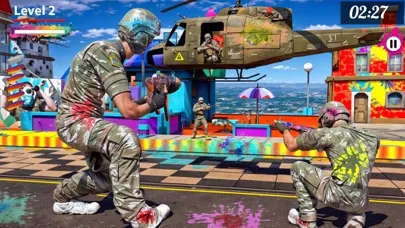ภาพหน้าจอของ Paintball shootout-Color blast