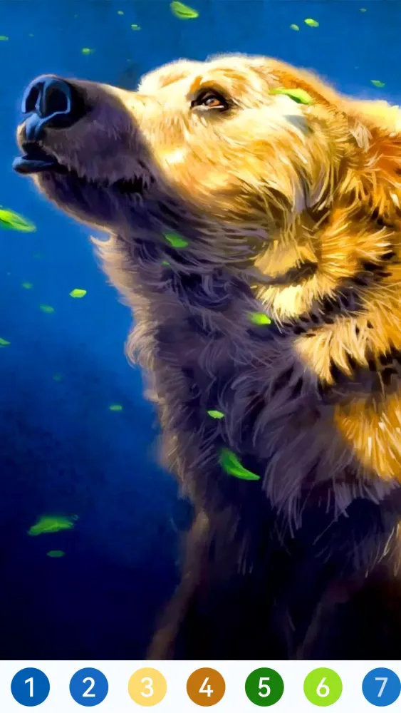 Zrzuty ekranu Animal Paint by Number Game