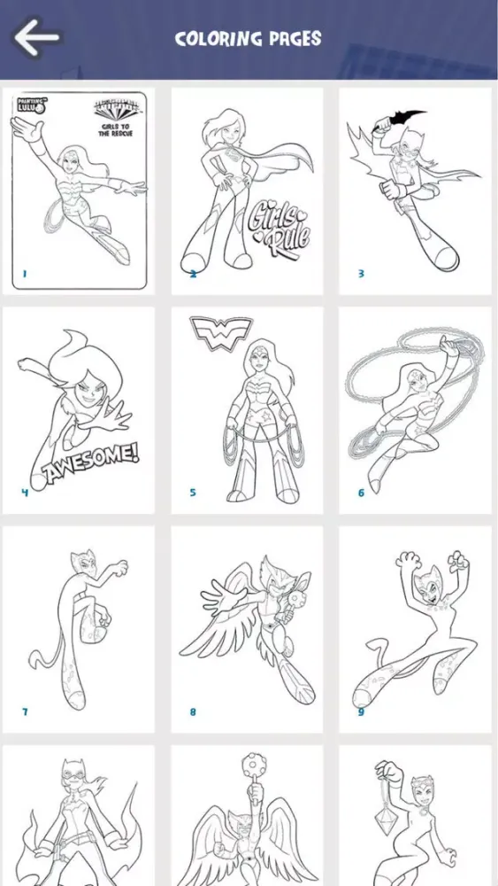 Screenshot di DC Super Friends by Painting Lulu
