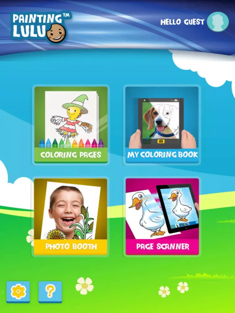 Ảnh chụp màn hình của Painting Lulu Farm Animals App iPad 