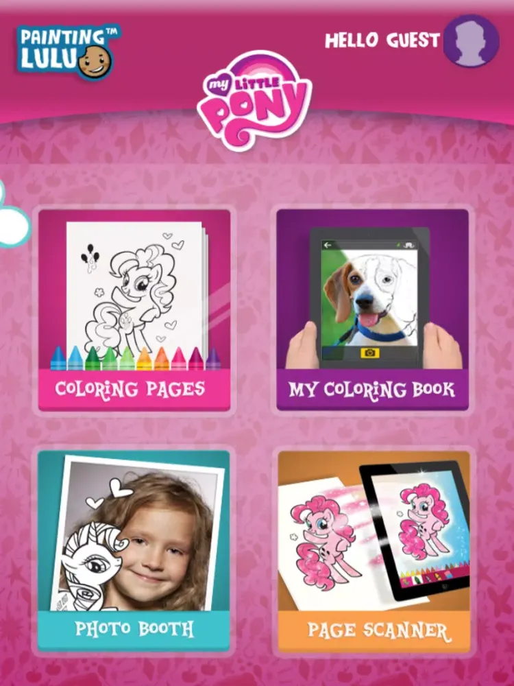 Painting Lulu My Little Pony iPad  Screenshots