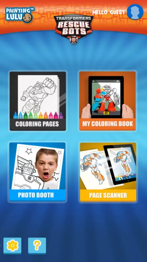 تصاویر Painting Lulu Transformers Rescue Bots Coloring App