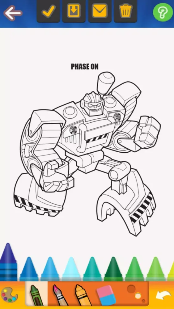 تصاویر Painting Lulu Transformers Rescue Bots Coloring App