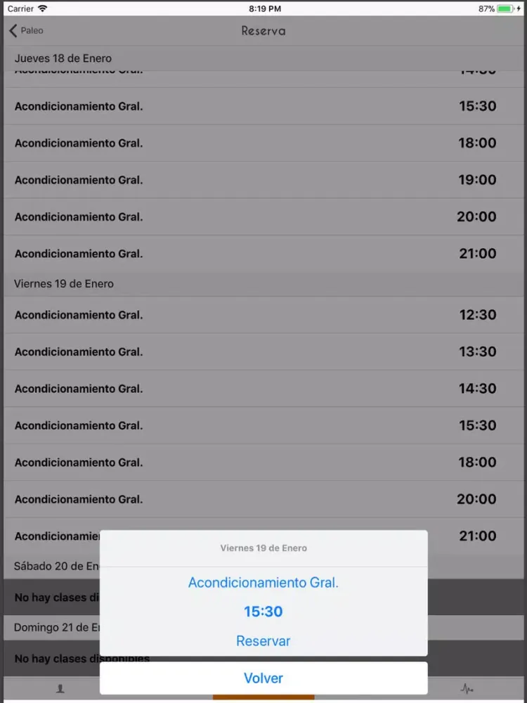 Tangkapan layar Paleo CDE iPad 