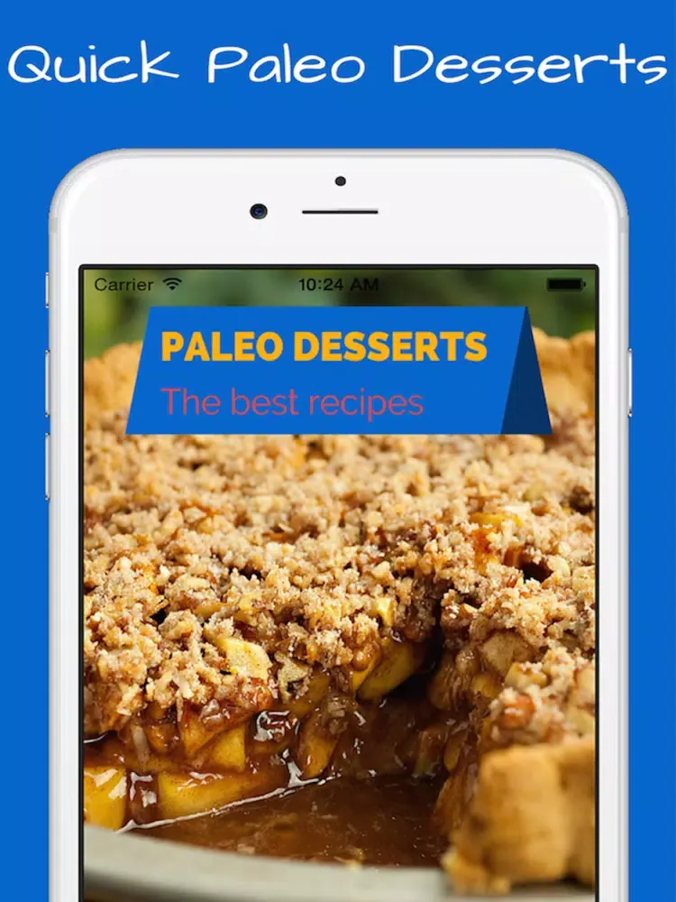 Paleo Desserts Recipes + bonus diet cookies, breads, flour, pasta, drinks and smoothies. iPad  スクリーンショット