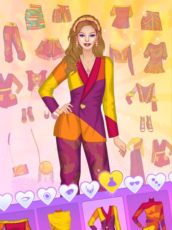 تصاویر Palette Girl Dress Up Games iPad 
