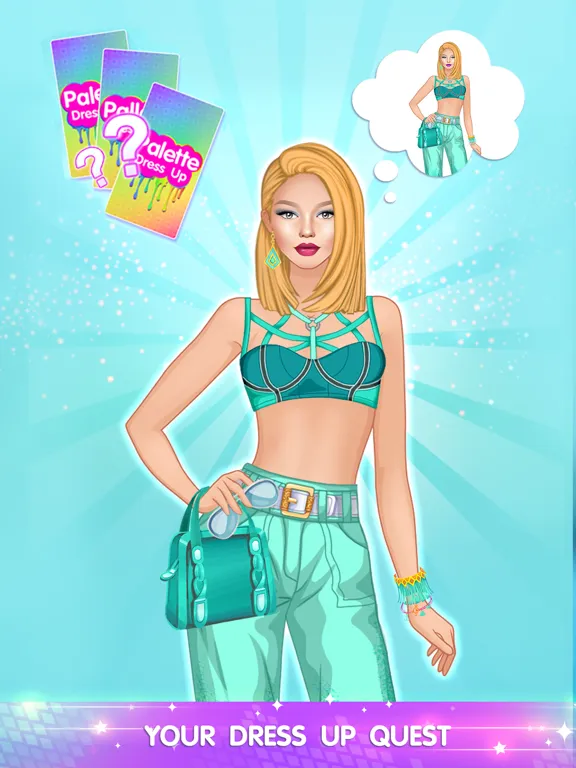 تصاویر Palette Girl Dress Up Games iPad 