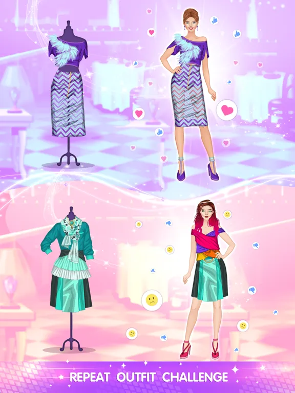 تصاویر Palette Girl Dress Up Games iPad 