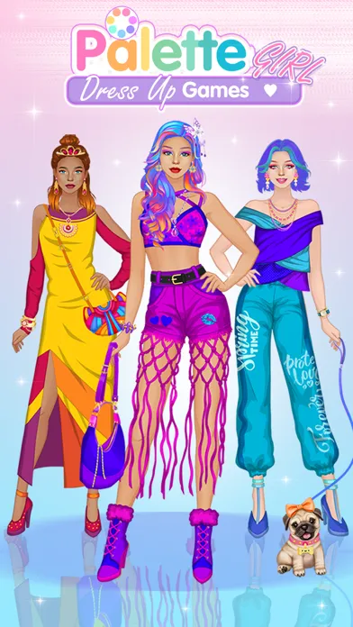 تصاویر Palette Girl Dress Up Games