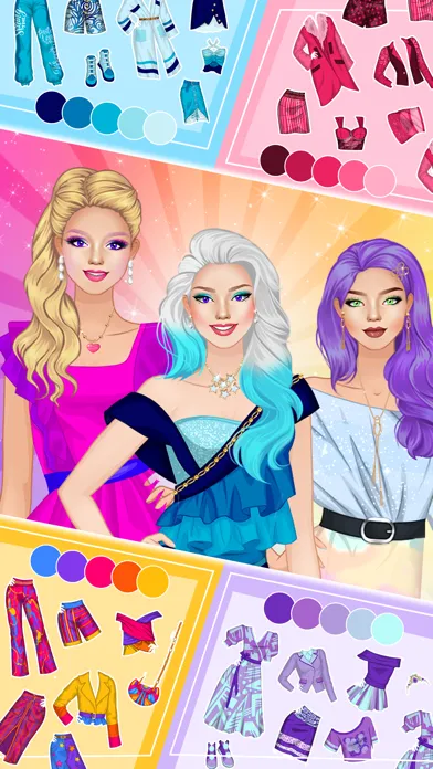 تصاویر Palette Girl Dress Up Games