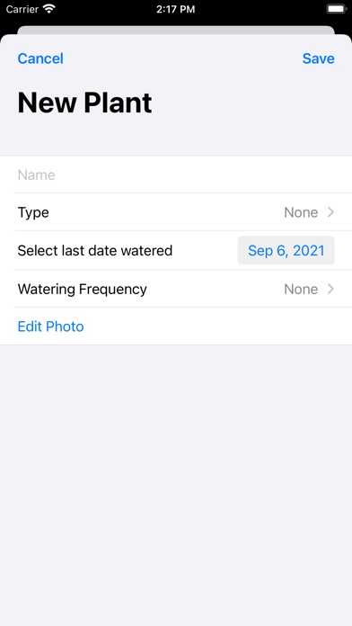 Capturas de pantalla de Plant Ed Plant Watering Diary