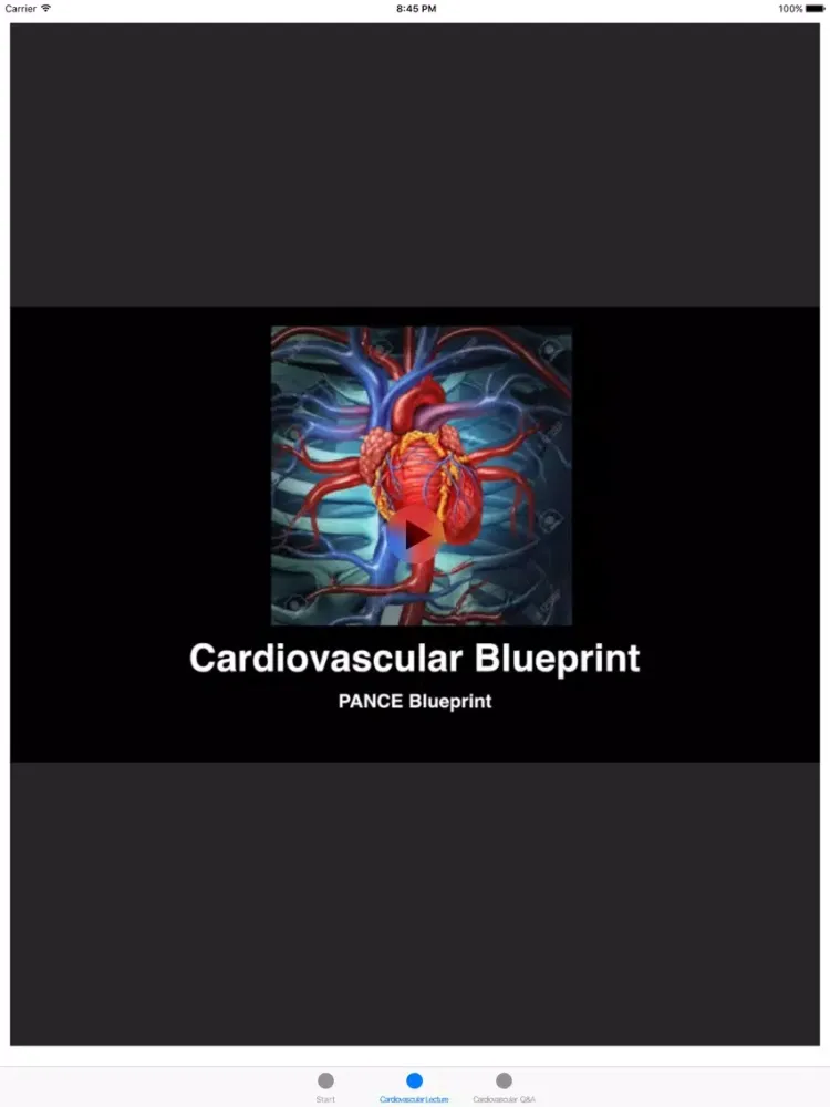 Capturas de tela do Cardiovascular Blueprint PANCE PANRE Review Couse iPad 