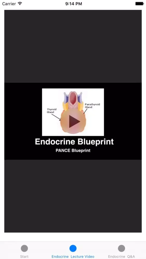 Tangkapan layar Endocrine Blueprint PANCE PANRE Review Course