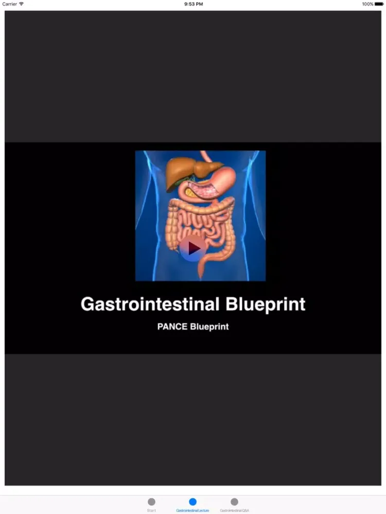 تصاویر Gastrointestinal Blueprint PANCE PANRE Review Course iPad 