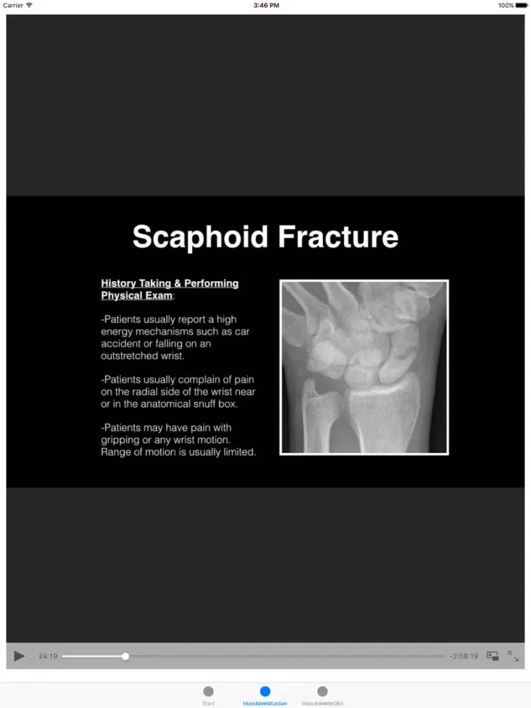 تصاویر Musculoskeletal Blueprint PANCE PANRE Review Course iPad 
