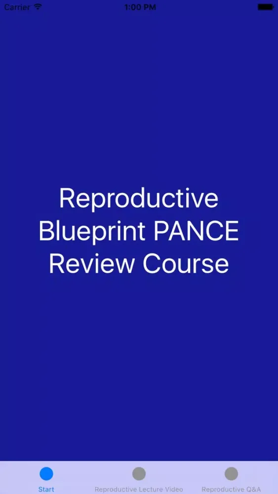 Reproductive Blueprint PANCE PANRE Review Course Ekran Görüntüleri