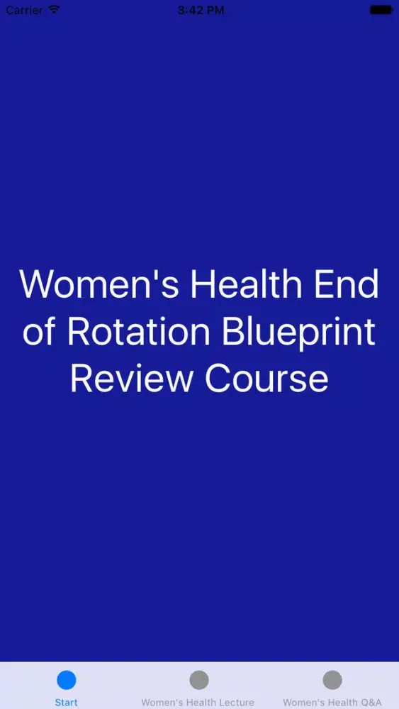 Women's Health End of Rotation (EOR) Blueprint Review Course سکرین شاٹس
