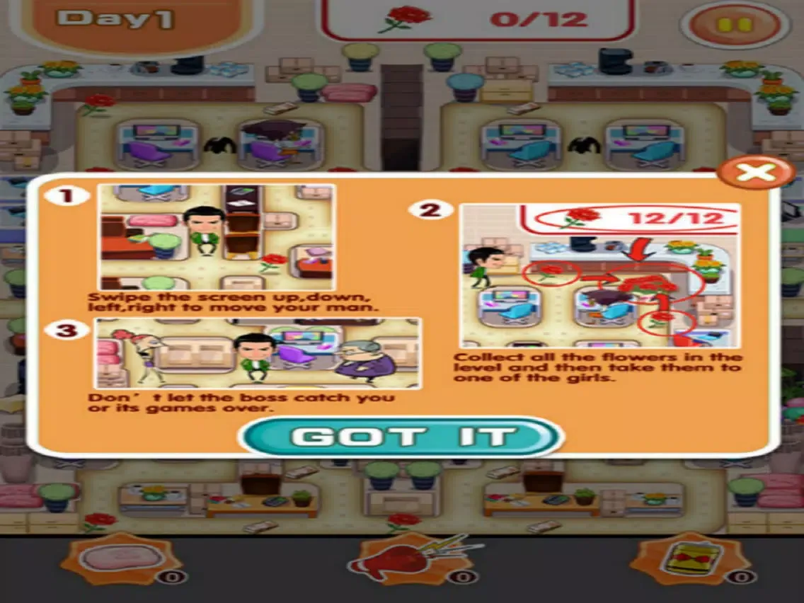 Скриншоты Dont Let The Boss Catch You Flirting (a get a date game) iPad 