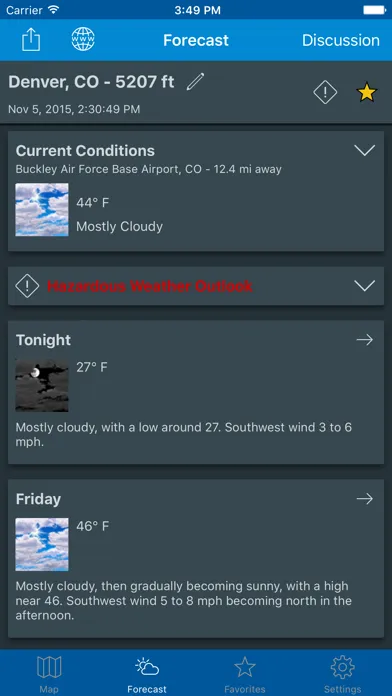 Capturas de pantalla de NOAA Weather & Tides