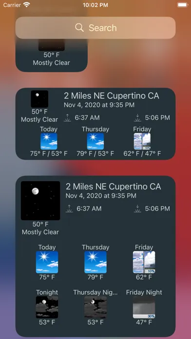 Capturas de pantalla de NOAA Weather & Tides