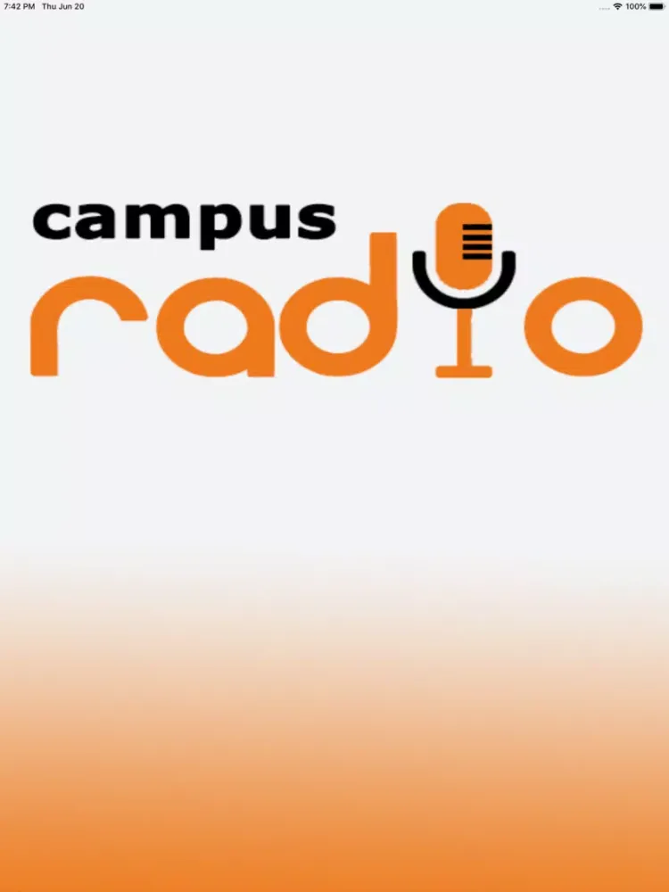 ภาพหน้าจอของ CampusRadio iPad 