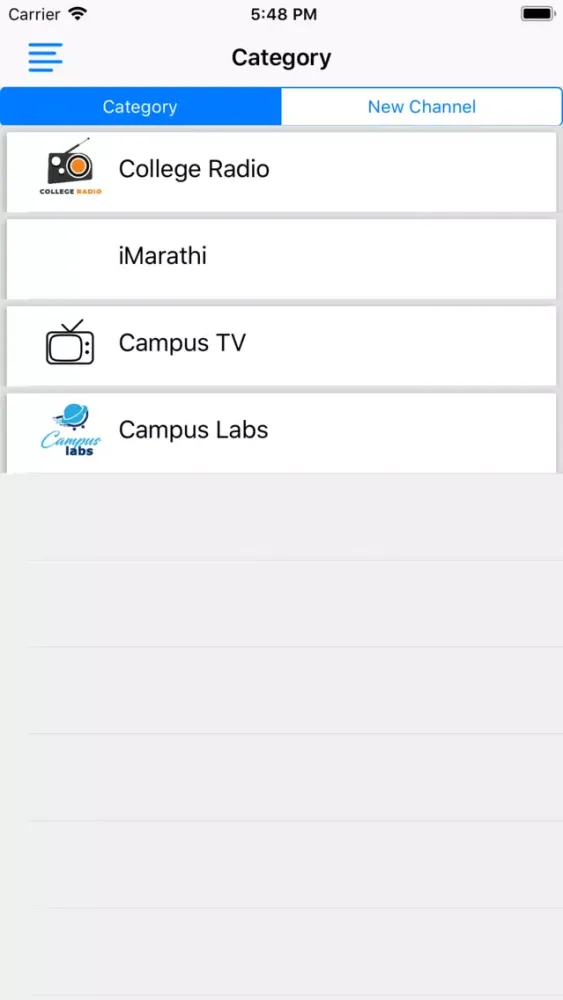 ภาพหน้าจอของ CampusRadio