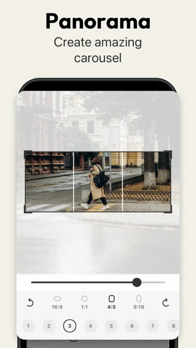 Zrzuty ekranu PanoCut: Panorama Scroll Maker
