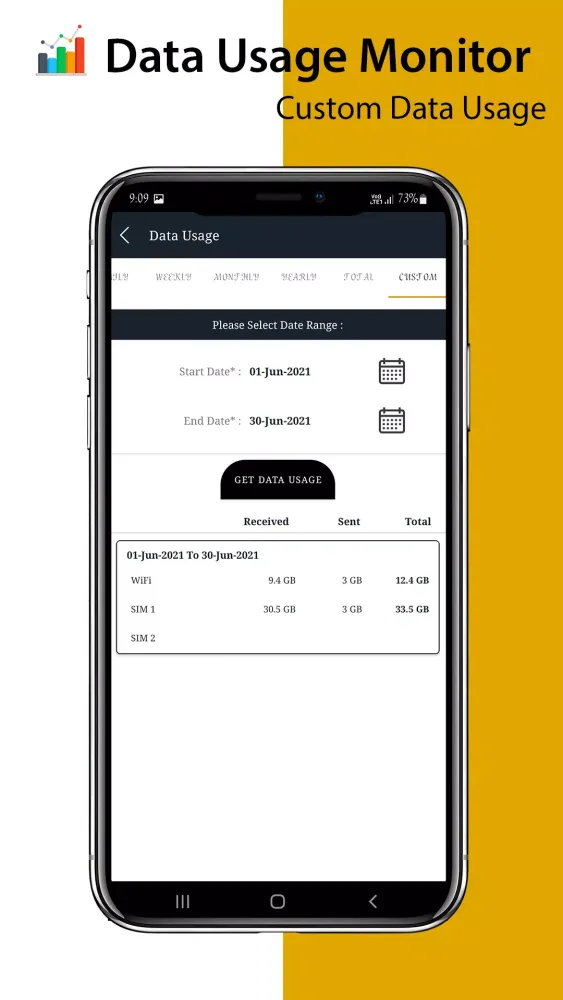 Data Monitor : Data Usage Screenshots