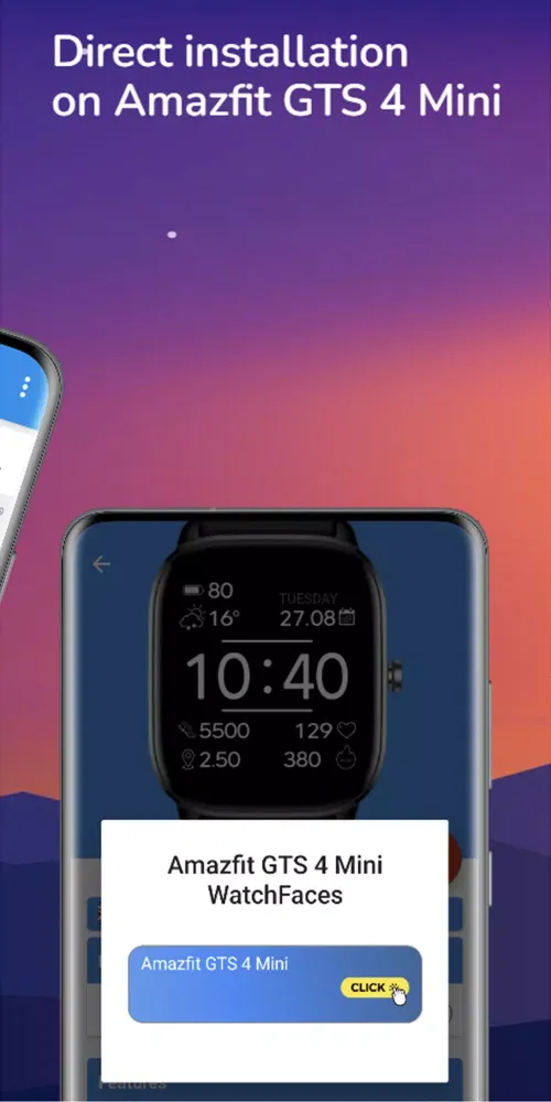 Amazfit GTS 4 Mini Watchfaces Screenshots