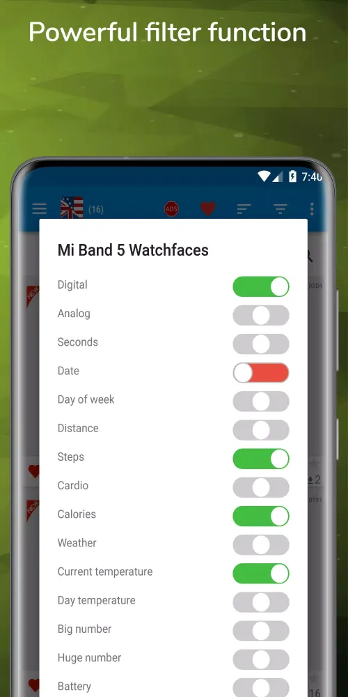 Mi Band 5 WatchFaces Screenshots