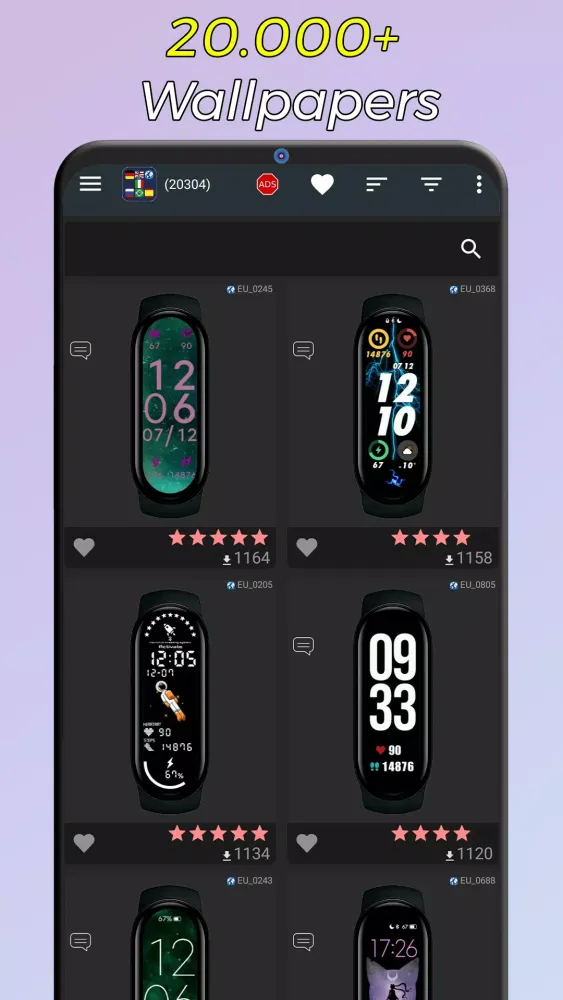Mi Band 6 WatchFaces應用截圖