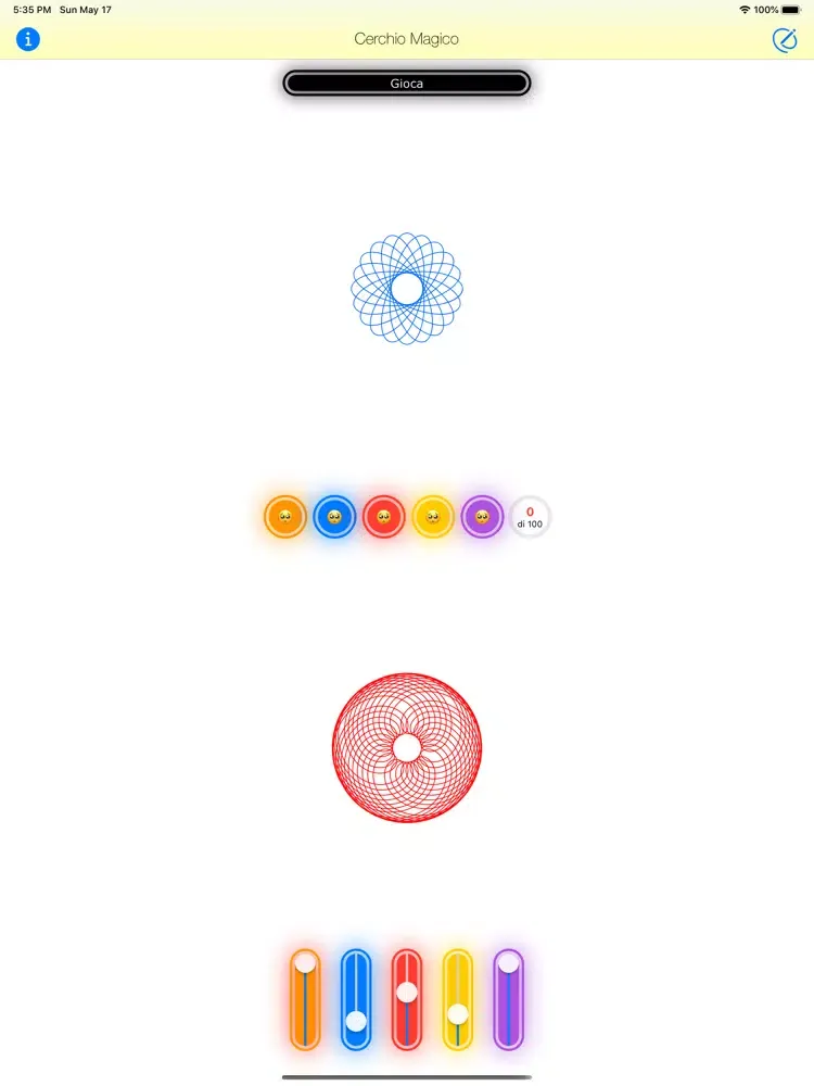 Cerchio Magico Spirografo iPad スクリーンショット